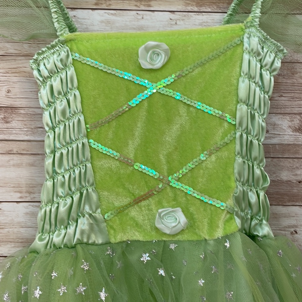 Green princess dress up size 7-9Y - Picture 2 of 6